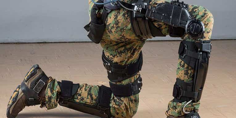 Power-multiplying exoskeletons are slimming down for use on the battlefield