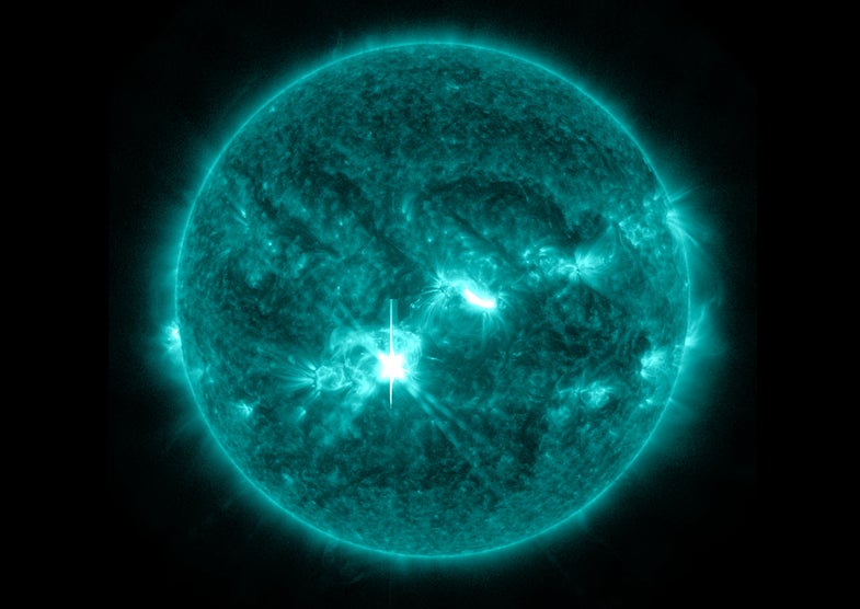 Big Pic: A Bright Flash From The Sun