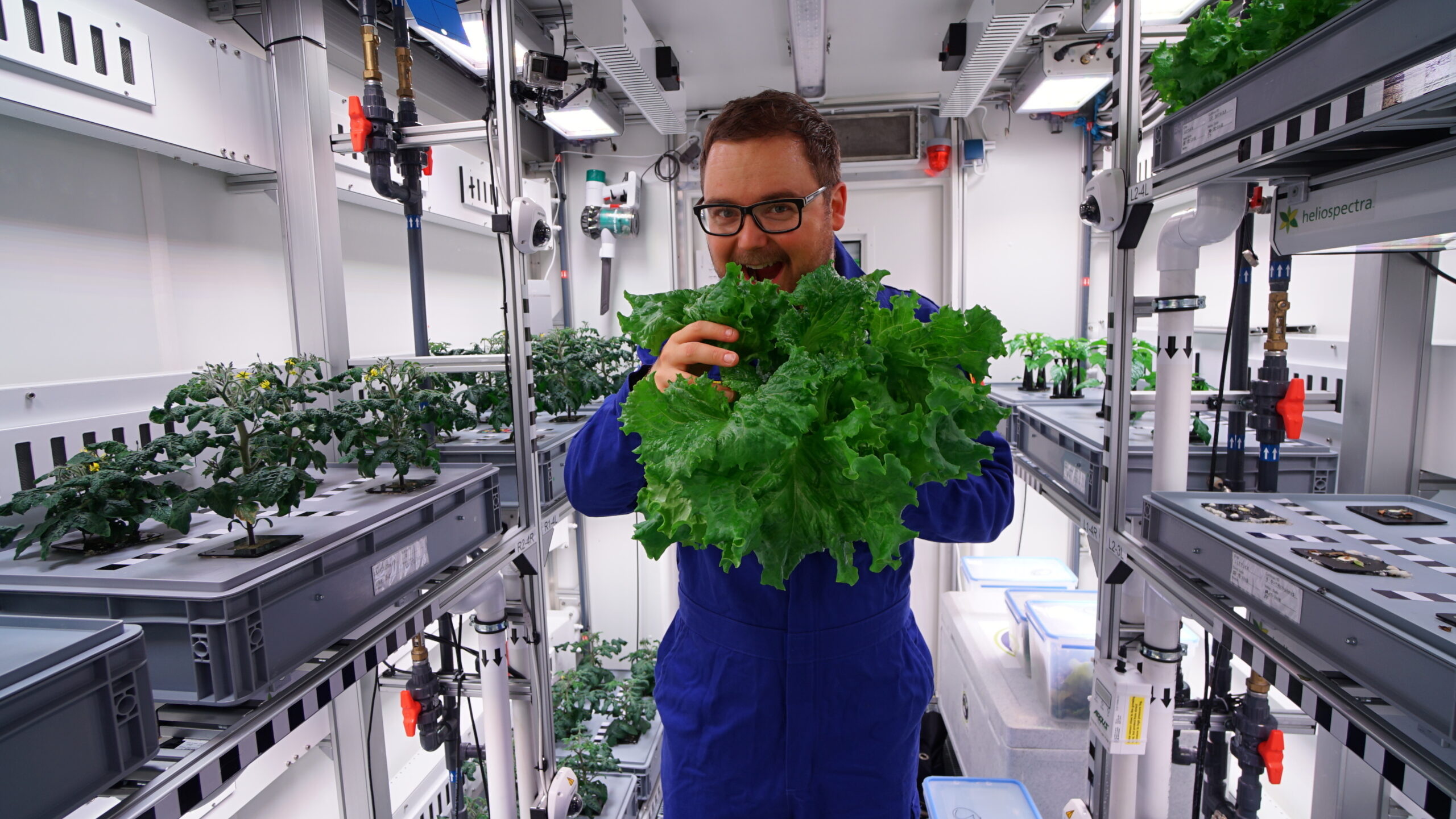 The first Antarctic greenhouse harvest may lettuce go to Mars