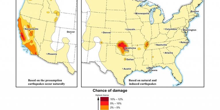 Will An Earthquake Damage Your Area In The Next Year?