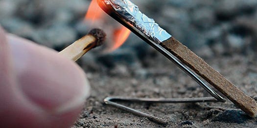 How To Turn A Match Into A Tiny Rocket [VIDEO]