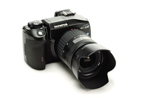 The first digital SLR camera with a live-preview LCD uses a dedicated image sensor for the 2.5-inch screen so you can compose your shot without using the viewfinder. Olympus EVOLT E-330 $1,100; <a href="http://olympusamerica.com">olympusamerica.com</a>