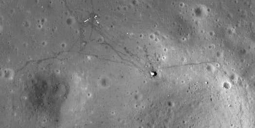 New NASA Photos Show Footprints on the Moon