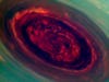 The eye of this hurricane is a staggering 1,250 miles across with cloud speeds as fast as 330 miles per hour. Scientists don't know how long it has been active. This image is among the first sunlit views of Saturn's north pole captured by Cassini's imaging cameras. When the spacecraft arrived in the Saturnian system in 2004, it was northern winter and the north pole was in darkness. Saturn's north pole was last imaged under sunlight by NASA's Voyager 2 in 1981; however, the observation geometry did not allow for detailed views of the poles.