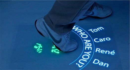 Multitoe Turns Floors Into Massive Multitouch Screens You Control With Your Feet