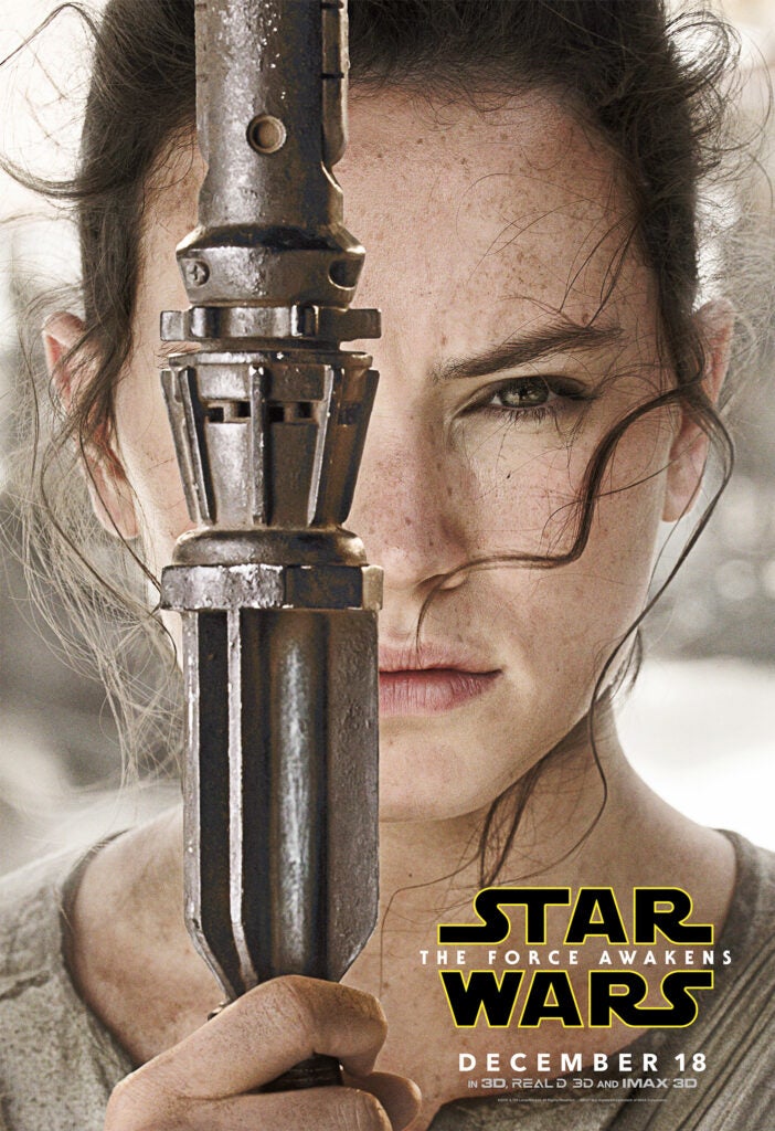 Rey, as played by Daisy Ridely