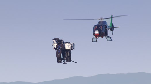 Chase Helicopter and Jetpack