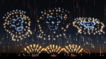 How Fireworks Inscribe The Sky