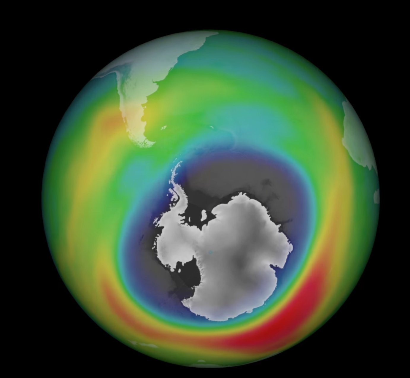 The Ozone Hole Is Now Larger Than North America