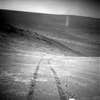 Martian dust devil below the slope of Knudsen Ridge