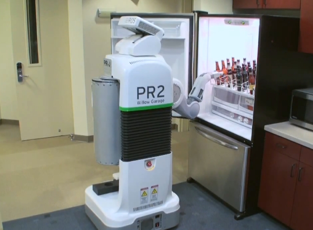 Faithful Willow Garage Robot Taught to Fetch Beer from Fridge