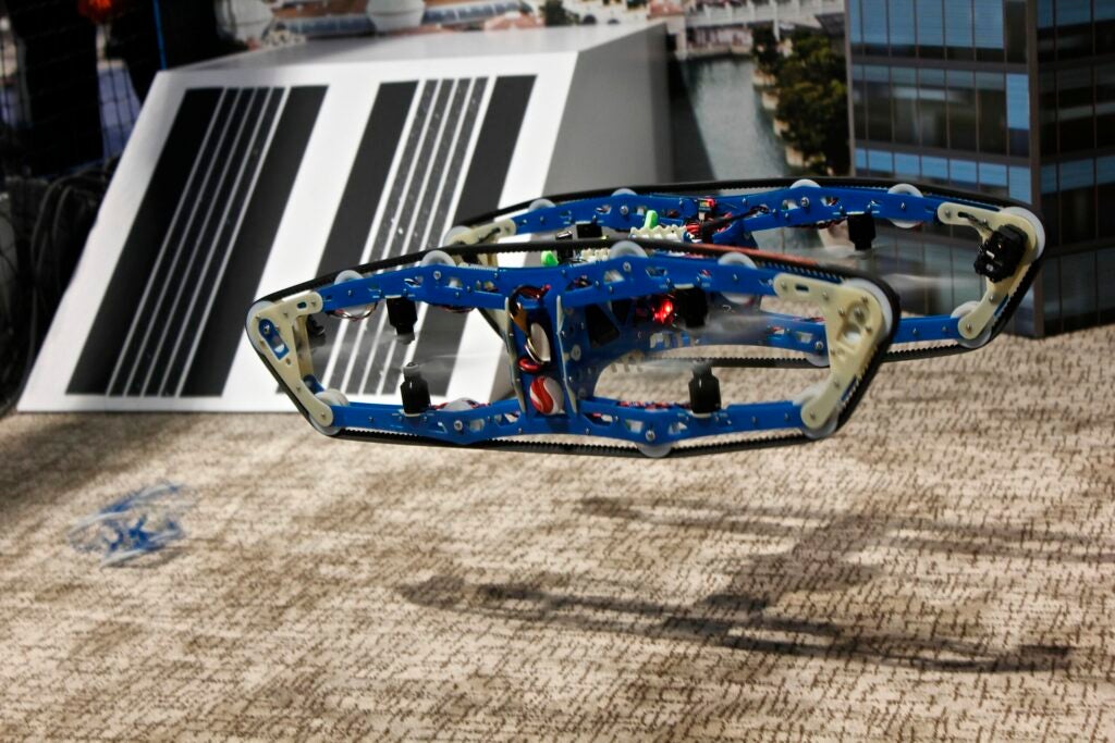 flying tank drone powered by a Snapdragon 810 mobile processor