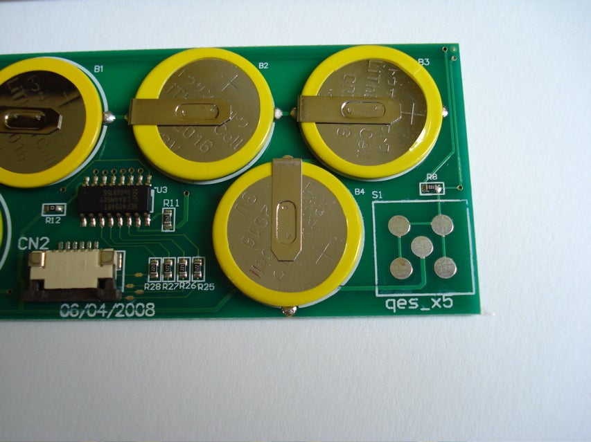 A circuit board for an e-ink panel.