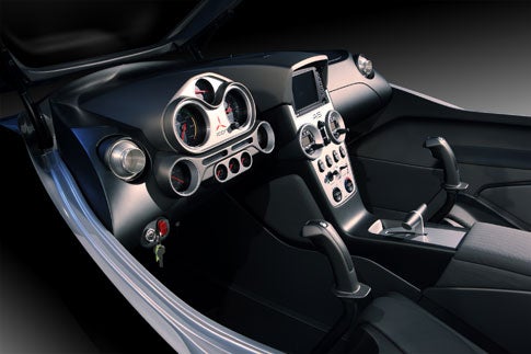 The sports-car-like interior is designed to be easy to use and comfortable for beginning pilots.
