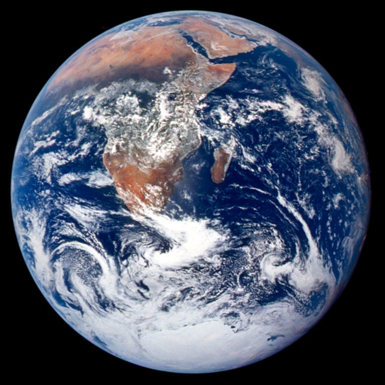 blue marble Earth image