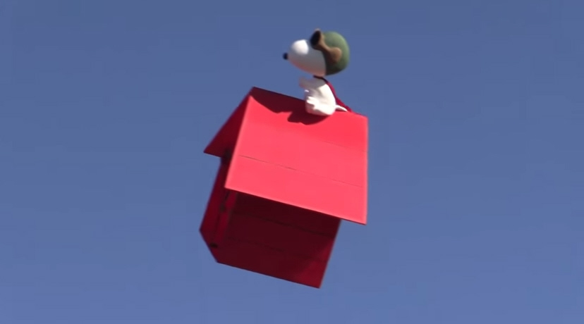 Snoopy Drone Hunts The Skies For The Red Baron
