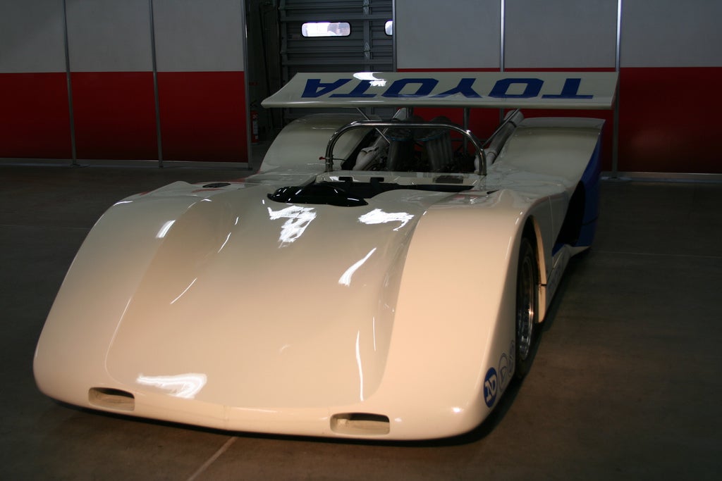 Toyota's first custom-built racer from the 1960s served as the muse for the Yaris Five Axis.