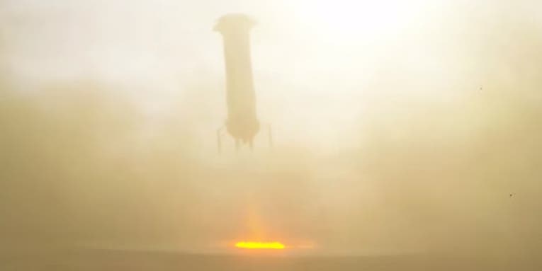 Blue Origin Beats SpaceX In Landing Reusable Rocket