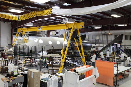 SpaceShipTwo Under Construction 1