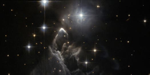 Hubble Shoots a Spooky Snapshot of a Faraway Haunted Nebula