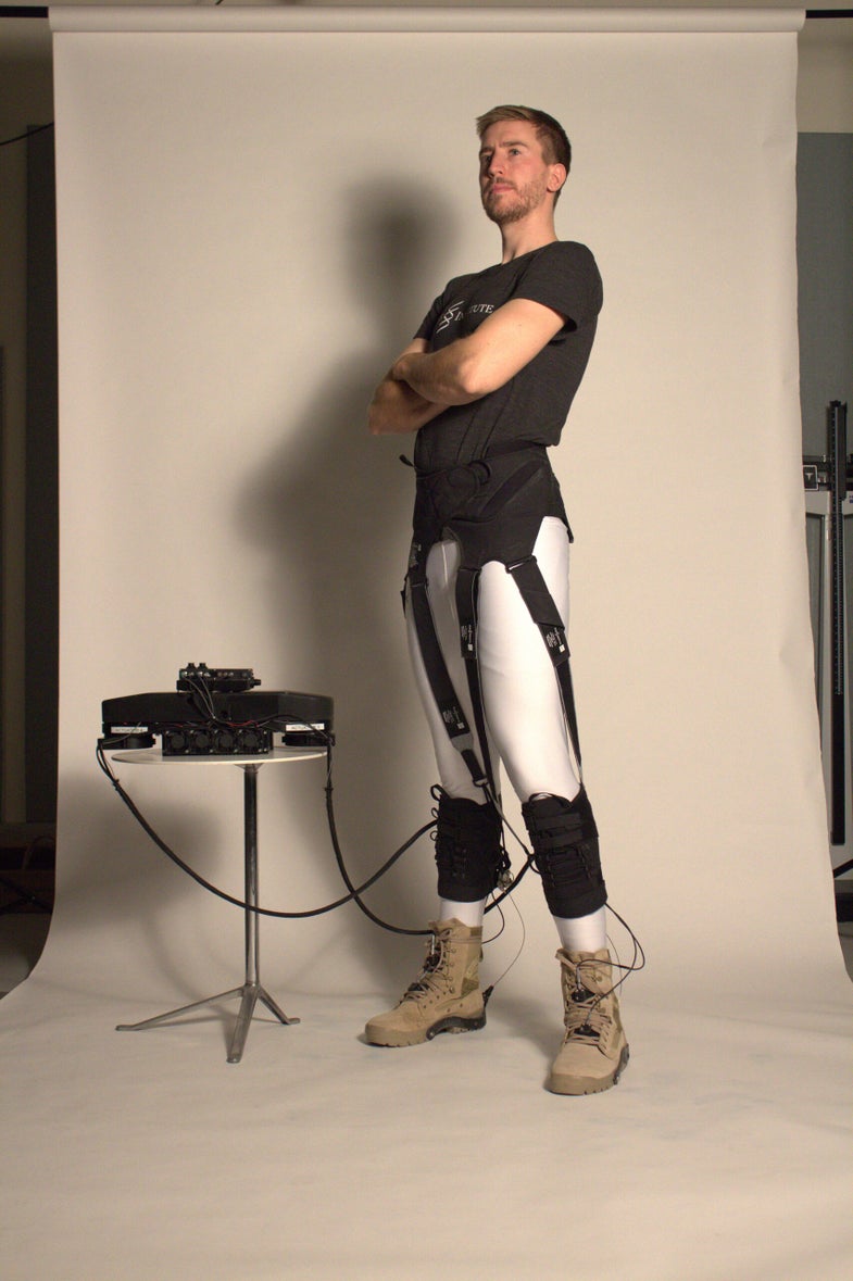 This soft-shelled exosuit might put Iron Man’s duds to shame