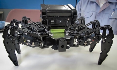 Video: New Creepy, Customizable and Cheap Spider-Bot Stomps Along On Six Legs
