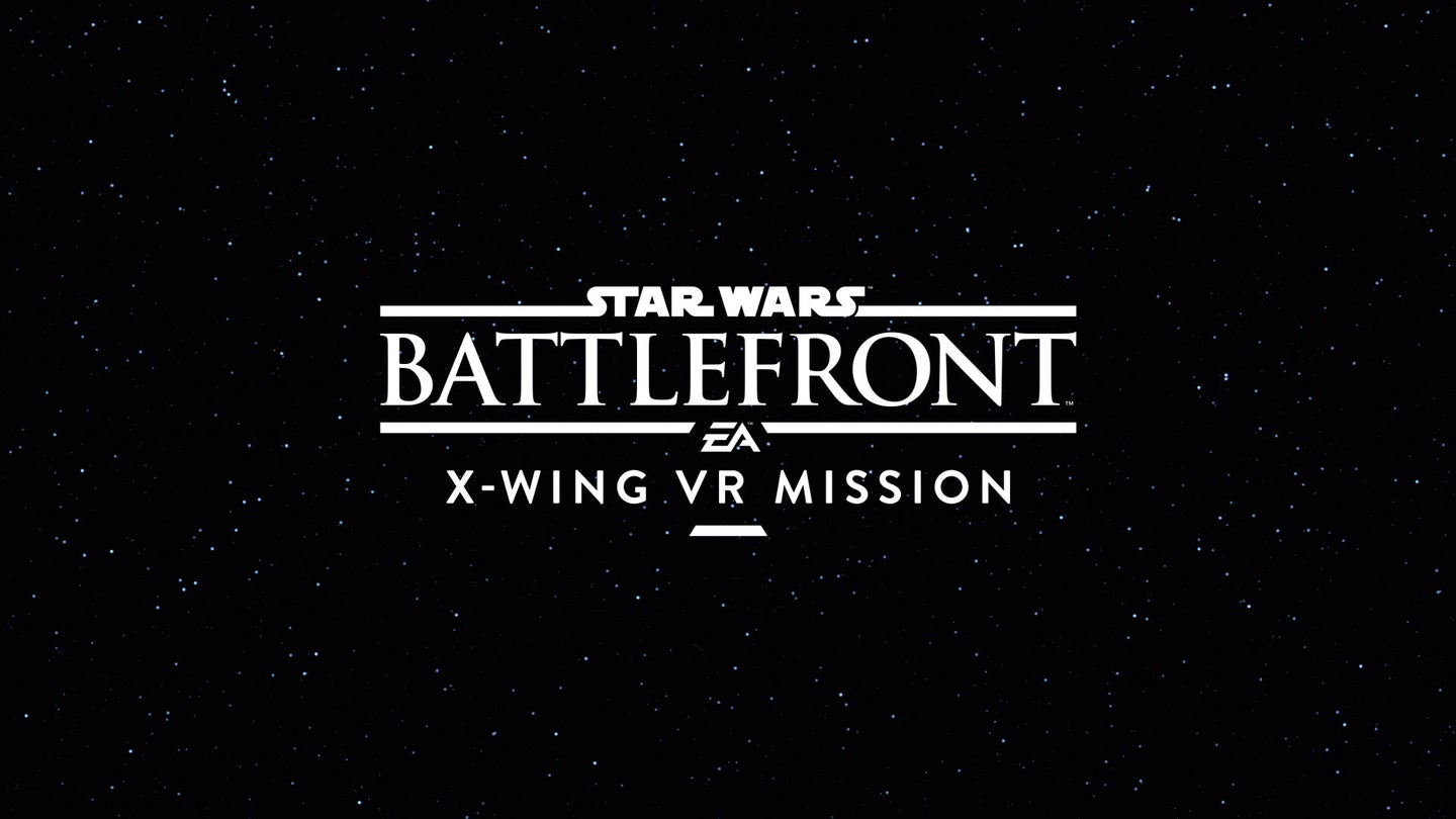 Will Virtual Reality Save Star Wars Battlefront From Infamy?