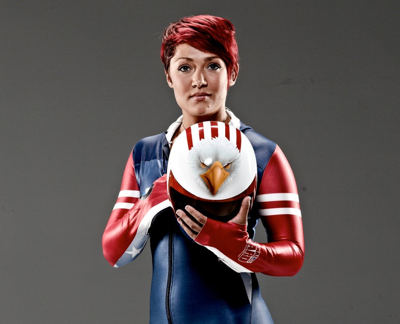 2014 WINTER OLYMPIC GAMES -- NBC / USOC Promotional Shoot -- Pictured: Kate Uhlaender -- (Photo by: Mitchell Haaseth/NBC)