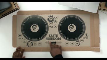 Pizza Hut Made A Pizza Box Into A Working DJ Turntable
