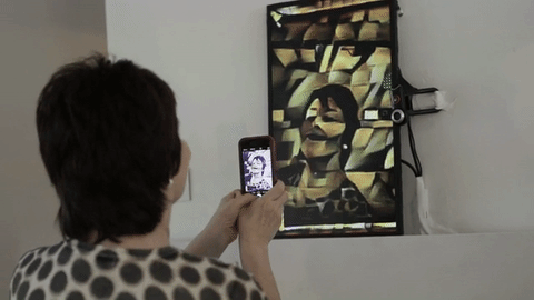 Cubist Mirror Selfie