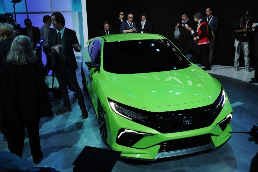 2016 Honda Civic at the New York International Auto Show