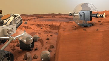 Inflatable Surveillance Balls for Mars