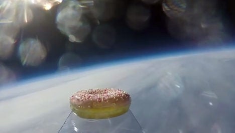 Talk about a sugar high: Last week, two Swedish brothers <a href="https://www.popsci.com/swedish-brothers-launch-doughnut-space/">launched a doughnut</a> 20 miles into the stratosphere on a weather balloon. "We had the idea that we should send something really crazy up into space and thought, 'Hey, nobody has ever sent a doughnut up before,'" said Alexander Jönsson, who launched the sprinkled spaceship with his brother.