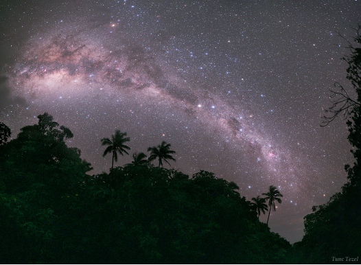 A Stunning Milky Way Captured from an Island Paradise