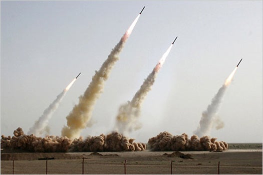 The first, the best. In early July 2008, Sepah News, the media arm of the Iran's Revolutionary Guards, released a photo of four missiles being launched. The image soon graced the fronta pages of several major newspapers. Skeptics thought something was odd and immediately began picking apart the failed photoshop attempt involved. A <a href="http://thelede.blogs.nytimes.com/2008/07/10/in-an-iranian-image-a-missile-too-many/?pagewanted=all">cursory look at the original photo</a> revealed that the third rocket from the left was exactly the same down to the exhaust trail as the second rocket, and the cloud of smoke beneath it was copy-pasted from the smoke on the right. This was the military equivalent of disguising a "D" on a report card as an "A," and jokers across the internet had a <a href="http://boingboing.net/2008/07/10/iran-you-suck-at-pho.html">field day poking fun</a> at what Iran surely hoped was as intimidating show of force. Soon, <a href="http://www.wired.com/dangerroom/2008/07/attack-of-the-p/all/1">collections of parody photoshopped images</a> found their way around the internet. <strong>Why fake it?</strong> First, the media fell for it, which means that even though the hoax was revealed, western media was culpable for running the story without fact-checking it. Everyone left this exchange with a bit of egg on their face. More importantly, the missile launch was digitally edited because one of the missiles failed, and failure to launch is always a little embarrassing. The missiles tested were long-range <a href="http://www.nytimes.com/2008/07/10/world/asia/10iran.html?_r=0&amp;pagewanted=all">Shabab-3s</a>, and a successful test would be a nice scary show of force. But a just mostly-successful launch? Policy makers and analysts would immediately turn to discussing technological failure, and the big scary message is undermined. Of course, that also happens when an image is revealed to have been edited, but at least Iran got a good news cycle before game was up.