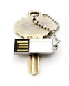 The smallest eight-gigabyte USB memory key measures just over one inch long and an eighth of an inch thick. The maker eliminates the usual casing around individual flash-memory chips and tightly stacks four of them together. Super Talent Pico USB Drive $40; supertalent.com