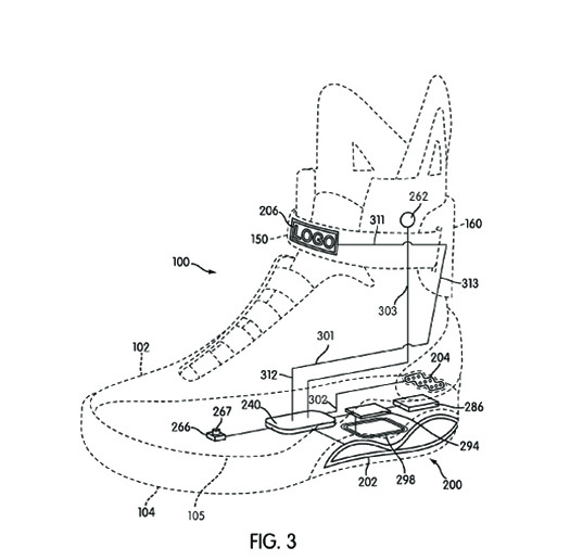 Nike Patents Back-to-the-Future-Style Self-Lacing Shoes