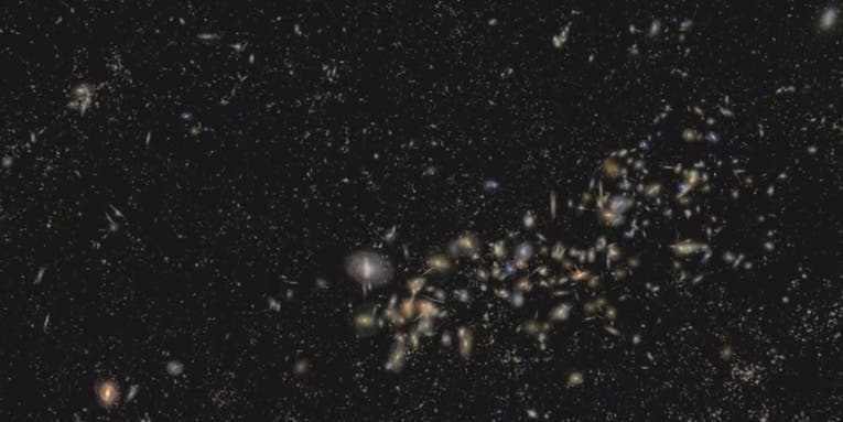 Video: Fly Through A Billion Light Years of the Universe, Past Galaxy Clusters and Dark Matter
