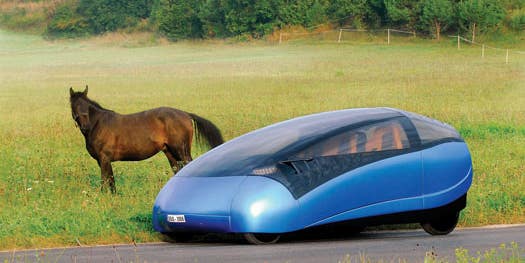 Hungarian Firm Envisions Electric Car That Splits Into Two Smaller Cars (No Joke)