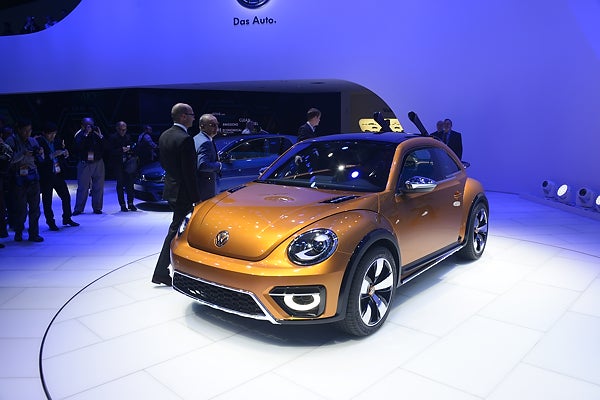VW said it's built “a Baja Bug for the 21st Century”. The Dune Concept is longer, wider, and taller than the Beetle R-Line and has an additional 2 inches of ground clearance. The Dune features a 210-hp turbocharged 2.0-liter four-cylinder engine and a six-speed DSG dual-clutch automatic transmission. We love the whole concept – and have been waiting years for VW to make a concept Baja Bug. While we don’t think this will go into production, it’s a great try.