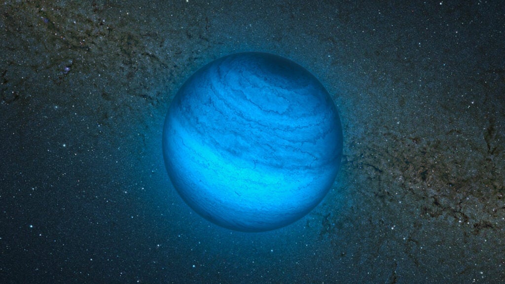 CFBDSIR2149, <a href="https://www.popsci.com/technology/article/2012-11/lonely-orphaned-planet-spotted-wandering-aimlessly-through-interstellar-space/">discovered in late 2012</a> 100 light-years away, is just a sad planet. Its story is even sadder than <a href="https://www.catherineq.com/wp-content/uploads/2010/08/ItsOkayPluto_Fullpic_12.gif/">Pluto's</a>. First, its name: pure gobbledegook. But much worse is the fact that scientists believe it to be either a brown dwarf or a rogue planet. If it's a brown dwarf, it means it was supposed to be a star, but failed: due to low mass, its core never got nuclear fusion going. If it's a rogue or "orphan" planet, it means that it formed as a normal planet around a star, was somehow ejected from its orbit, and now roams the unforgiving universe. If that isn't enough to make it a poor place to settle down, it's estimated to be about 700 K, or about 800 degrees F. At least CFBDSIR2149 can claim to be the most literal planet. The word "planet" comes from the greek "planētēs," which means wandering star.