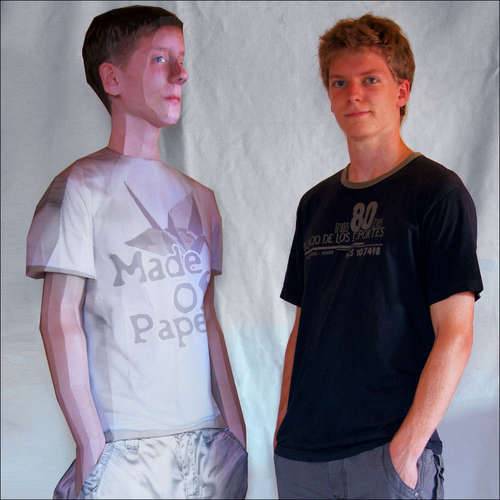 Build a Life-Size Paper Clone of Yourself for Under $40