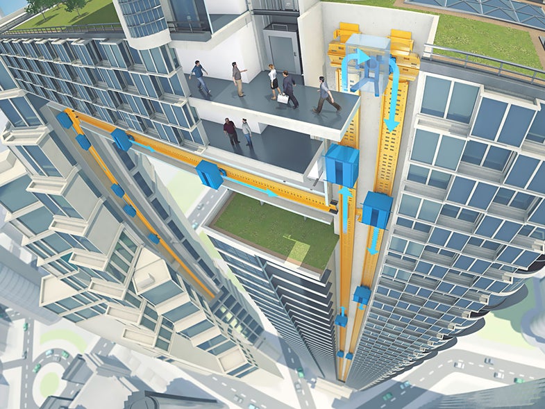Magnetically Levitating Elevators Could Go Up, Down, And Sideways