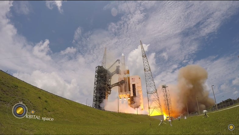 Watch A Spy Satellite Launch Into Space