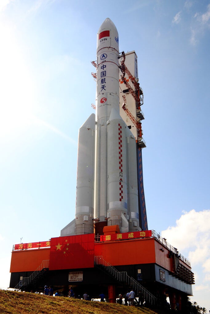 China Long March 5 space rocket