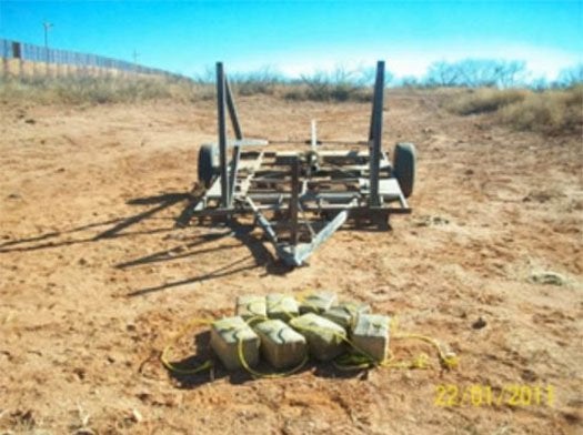 The easiest way to get drugs over a fence? Catapults! It's a medieval technology, but a strong one. Without a need for fuel or anything more than basic kinetic energy, this drug catapult captured by Mexican authorities in early 2011 does one thing, and one thing well: <a href="https://www.popsci.com/diy/article/2011-01/mexican-authorities-seize-homemade-marijuana-hurling-catapult-border/">hurl packages</a> of marijuana over a 21-foot-tall fence. The problem with using a catapult for drug smuggling? It only does the one thing. People still have to get the drugs close to the border place, make sure someone on the other side knows where to pick it up, and do all of this without being caught. On upside, a catapult is pretty cheap to make, being mostly wood, and can safely be left out in broad daylight without specific risk of detection.