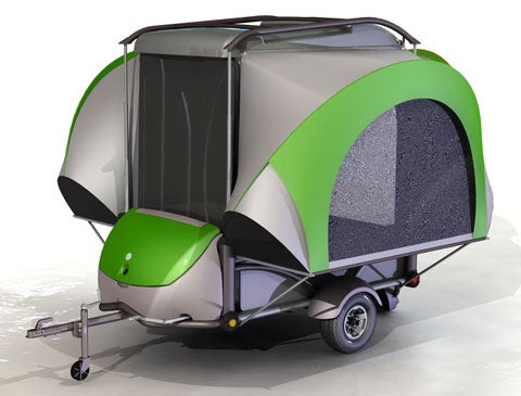 Tow gear and a house, even with a Prius. The 700-pound GO, which folds to become a trailer for boats and more, is half the weight of most pop-up campers. (Aluminum and tent fabric replace steel and canvas.) <strong>SylvanSport GO $6,000; <a href="http://sylvansport.com">sylvansport.com</a></strong>