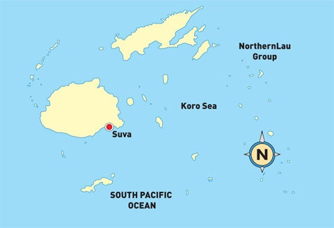 The Poseidon Mystery Island is located in the Northern Lau group, in the northeastern section of Fiji.