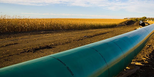 Keystone XL pipeline image