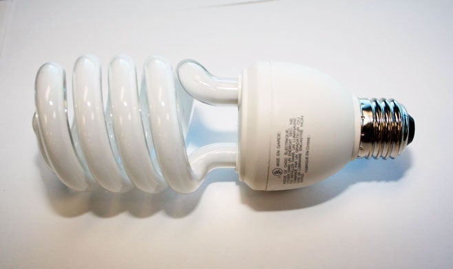 <strong>Upfront Cost</strong> $9 for a high-quality bulb<br />
<strong>Payoff</strong> A 66-percent reduction in lighting-energy consumption<br />
<strong>Your Plan</strong> The economics of replacing old bulbs with the new smaller, brighter, compact fluorescents are impressive: Assuming you pay the national average of 9.78 cents per kilowatt-hour of electricity, a compact fluorescent will save you $50 in electricity over its seven-year lifetime. That´s $1,250 for a 25-bulb house. If you multiply this savings by all 25 lightbulbs in the average house, you´ve just put $2,125 in your pocket.